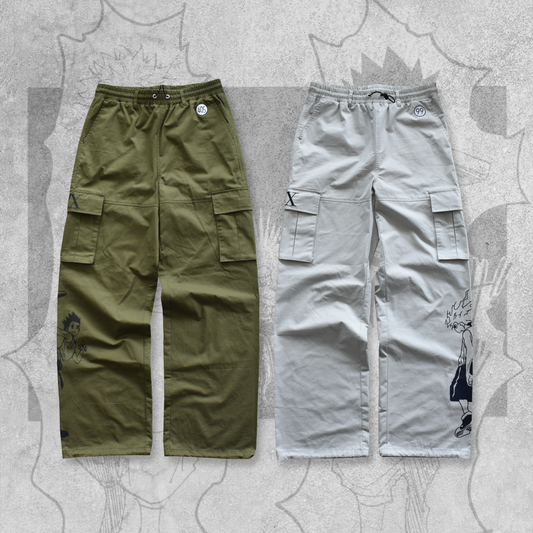 GON & KILLUA PARACHUTE PANTS